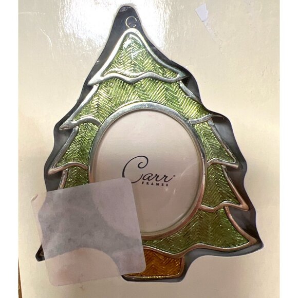 Ornament Set Christmas Tree Stocking & Gift Box Silver-Plated, Photo Holders - Picture 4 of 6